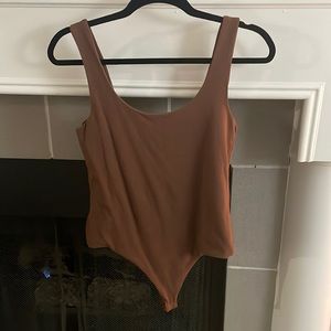 Brown bodysuit
